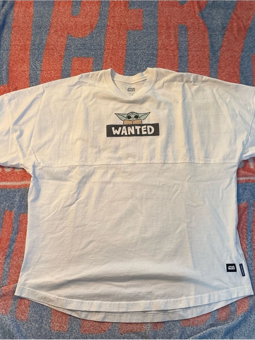 Star Wars Grogu Wanted Spirit Jersey Short Sleeve Size XL
